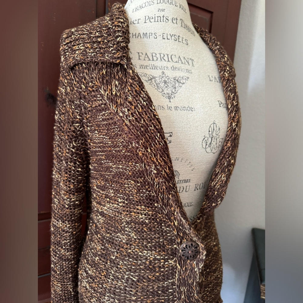 XL BCBG Brown Cardigan - Picture 8 of 15